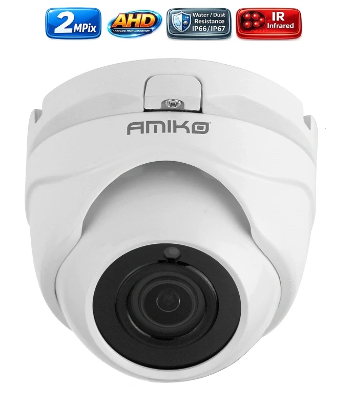 Amiko AHD kamera 2 Mpix, Biela, Dome (2200)