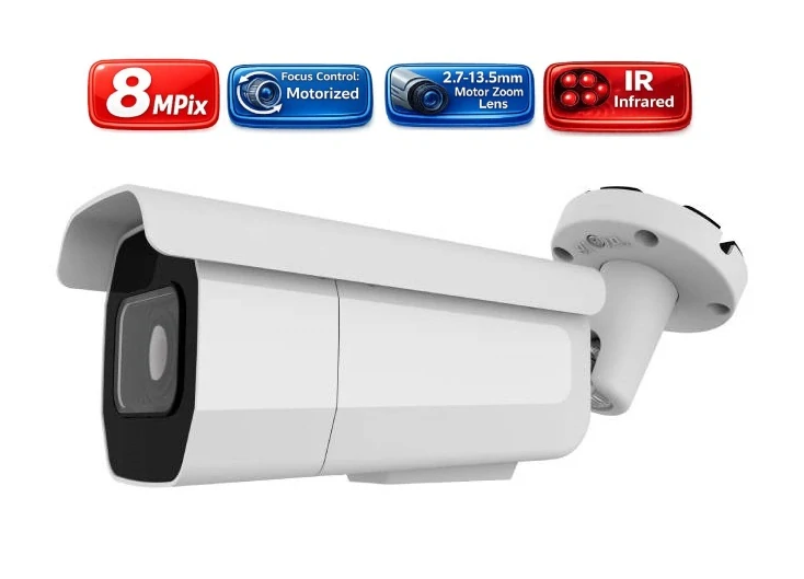 Amiko IP kamera 8 Mpix, Varifokal, Tube (1805)