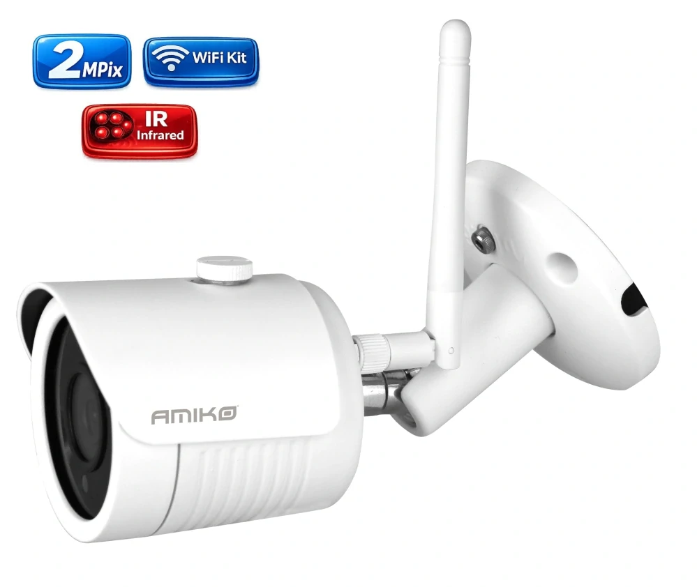 Amiko Wifi 7 kamerový set, FullHD 2Mpix, Tube (3201K7)