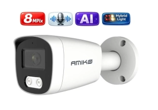 Amiko IP kamera 8 Mpix, Ai, Tube (1801)